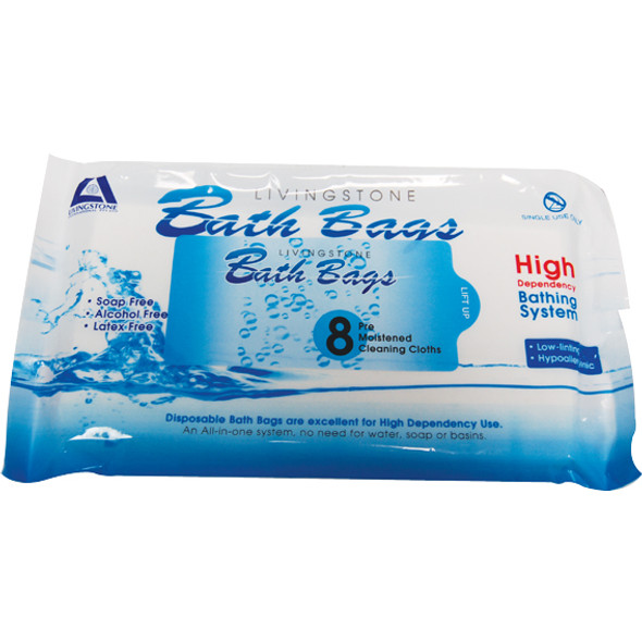 Bath Bag Wet Wipes All In One Ready to Use