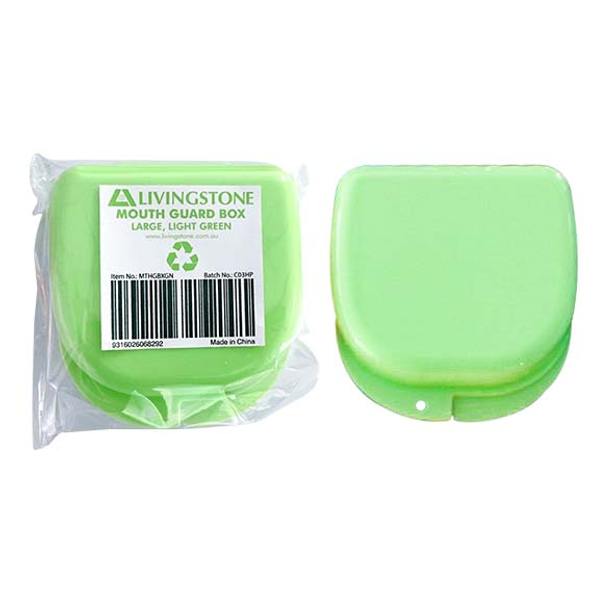 Mouth Guard Box Large, Light Green, Each