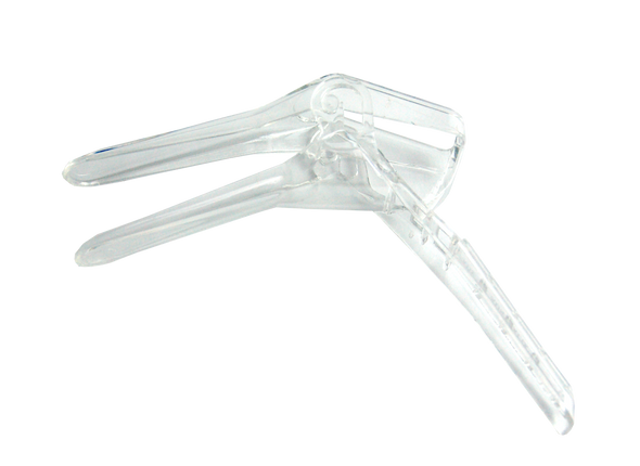 Lincon Vaginal Speculum, Ratchet Action, Sterile, Small, Clear Recyclable Plastic, 24 per Box