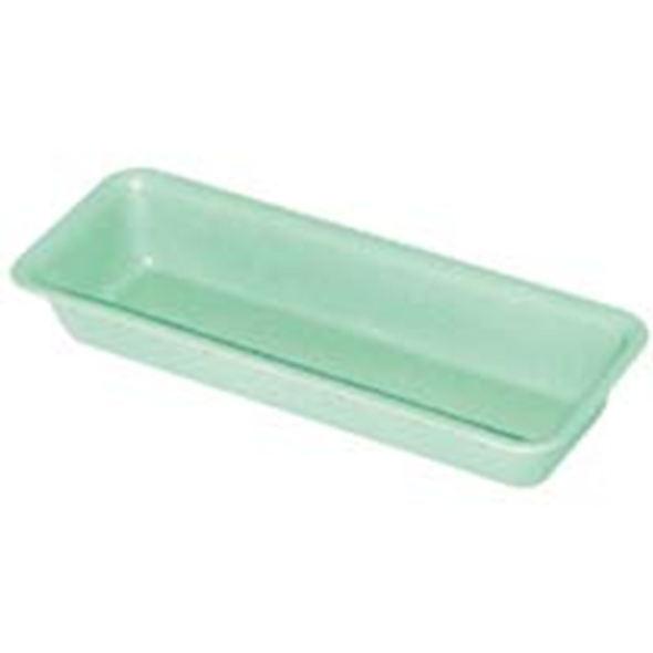 Flat Injection Tray Recyclable Polypropylene Green 198 x 72 x