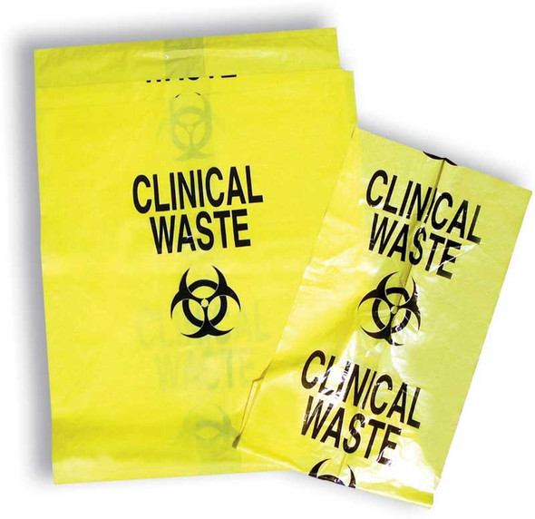 20 pieces Bag Clinical Waste 565 x 990 mm 55 L 50 Um - CW003