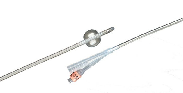 Bardex Catheter 24G 30Cc Foley 2 Way Round Silicone 43Cm