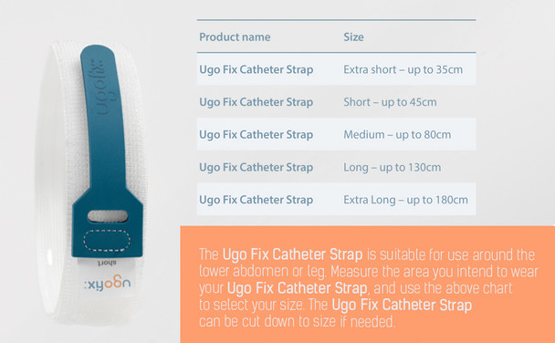 Ugo Fix Catheter Strap Box of 5 All Sizes