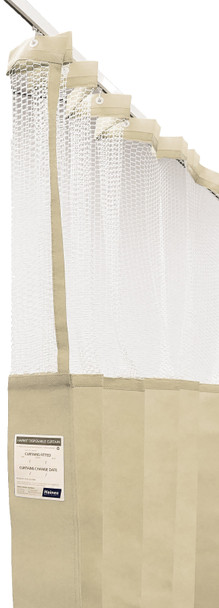 Disposable Curtain 7.5m x 2.3m Mesh. Antimicrobial and fire retardant.