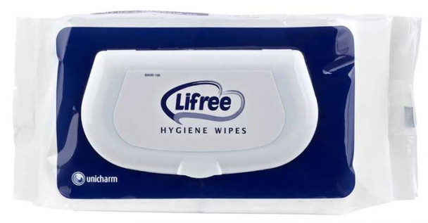 Lifree Wipes Adult Hygiene 30Cmx20Cm Pktx50 Lfwp50 12Pkts