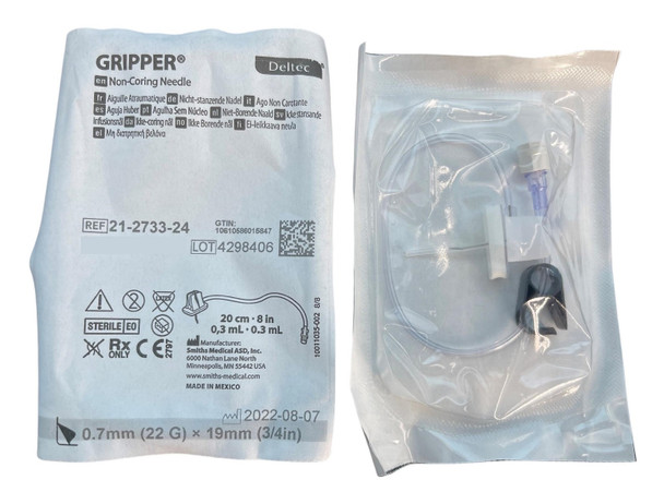 Gripper Non Coring Needle 22Gx3/4" 0.7x19mm Without Y Site 21