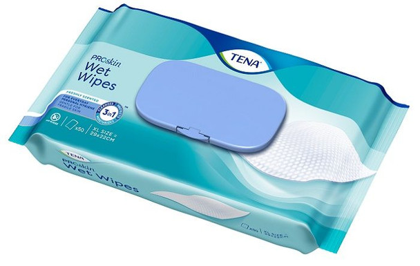 Tena Wet Wipes 20 x 30cm Soft Pack 50 Items