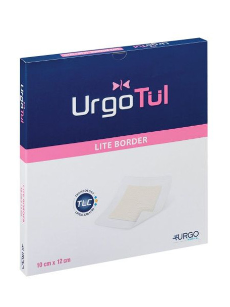 Urgotul Lite Border Absorbent Foam Dressing 15Cmx20Cm 100358 10Pcs