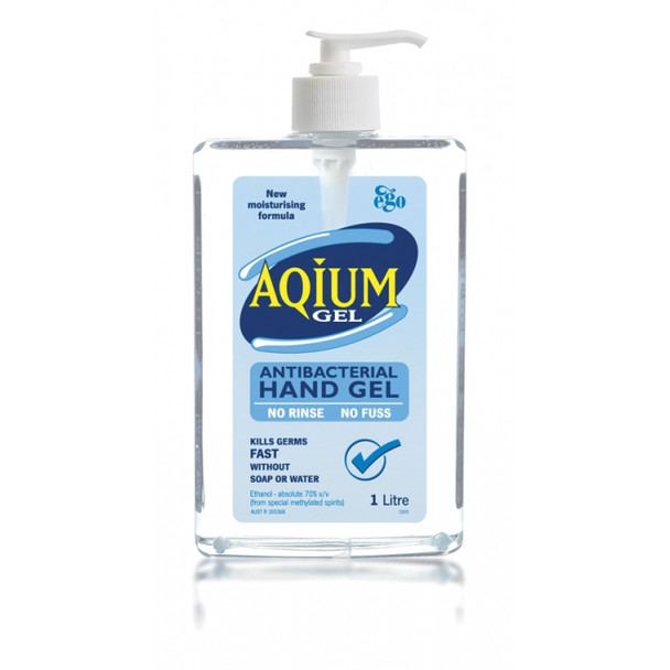 Ego Aqium Hand Sanitiser 1000ml 11577 6Pcs