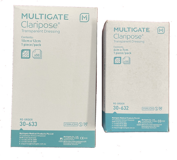 Multigate Claripose Transparent Dressing Film Waterproof Sterile