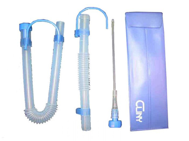 Cliny All Silicone CUR Individual Catheter for Self Catheterization Set extra long catheter 395mm - All Sizes