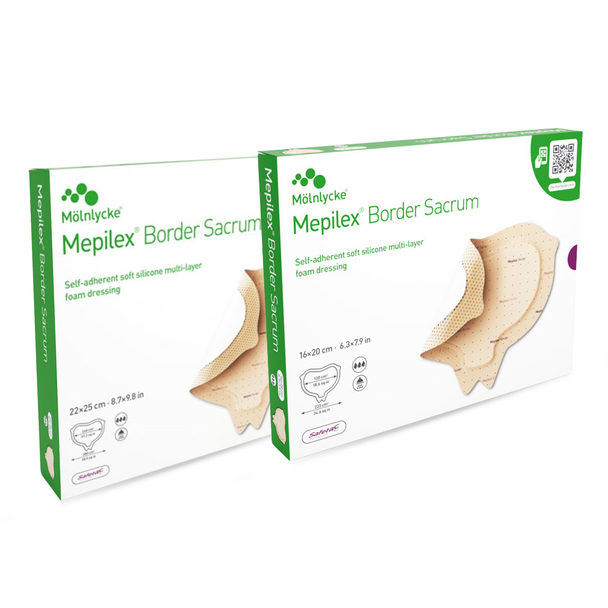 Molnlycke Mepilex Border Sacrum 5 Layer Dressing All Sizes