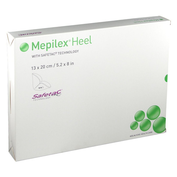 Molnlycke Mepilex Heel Foam Dressing Non Adhesive 13cm x 20cm