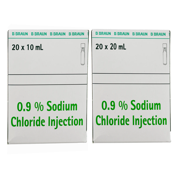 B. Braun Sodium Chloride 0.9% For Injection All Volumes