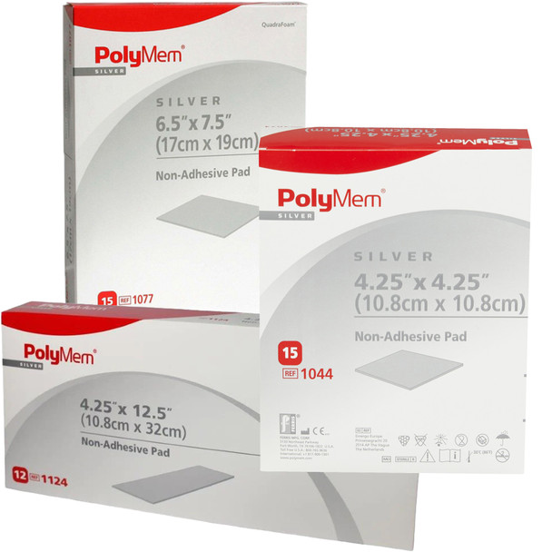 Polymem Silver Non Adhesive Dressing All Sizes