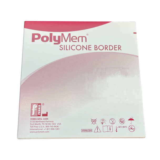 Polymem Silver Oval Silicone Border Dressing All Sizes