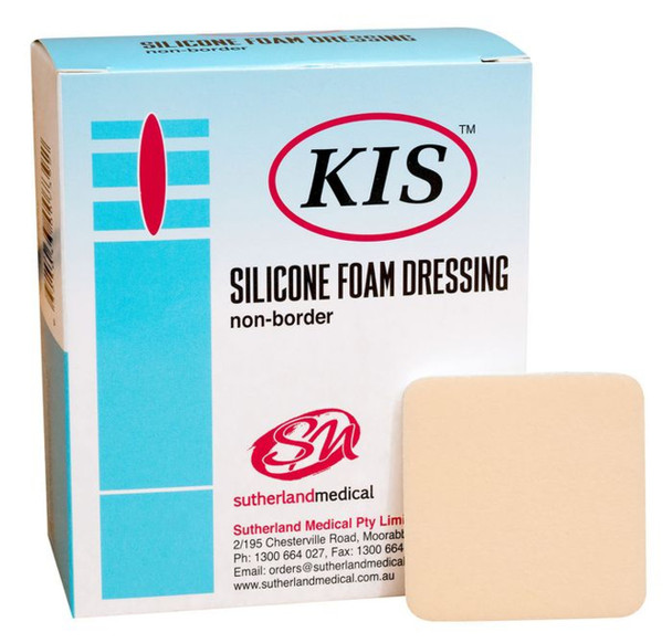 KIS Silicone Foam Non Adhesive Dressing All Sizes