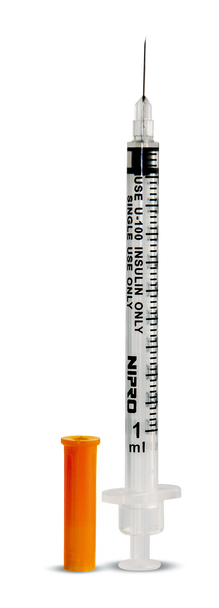 Nipro Insulin Syringe 1mL With Needle RB CE Single Use