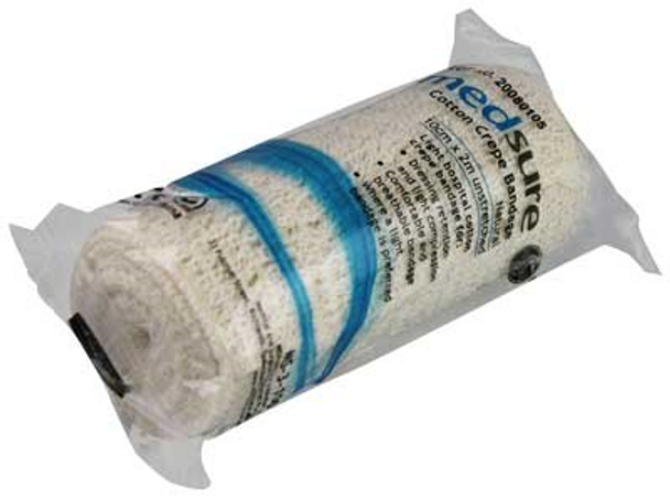 MedSure Cotton Crepe Bandage Box of 12 All Sizes
