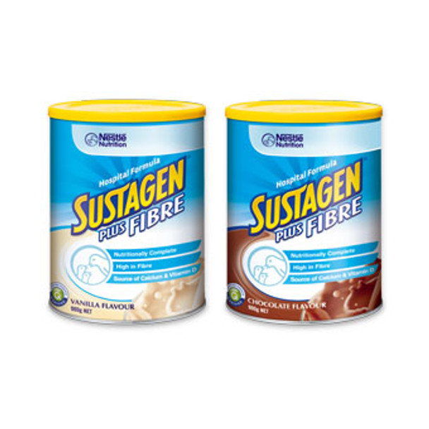 Nestle Sustagen Hospital Formula Plus Fibre 840g Can All Flavours