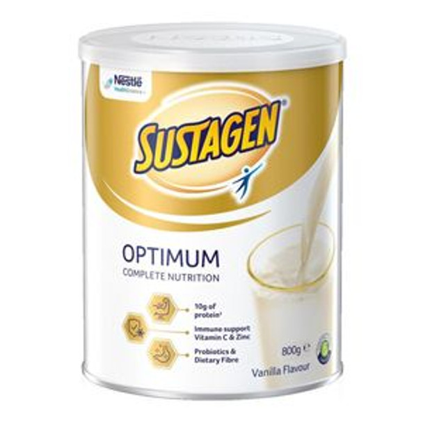 Nestle Sustagen Optimum 800g Can All Packagings