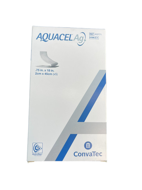 Convatec Aquacel Ag Rope Dressing with Silver - 1cm / 2cm x 45cm