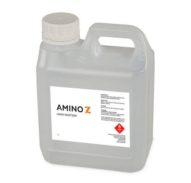 mino Z Hand Sanitiser 1L, 80% ethyl alcohol