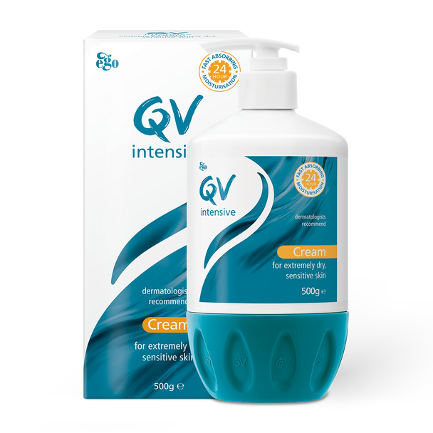 Qv Intensive Cream Pump, For very Dry Skin, 500g - Each