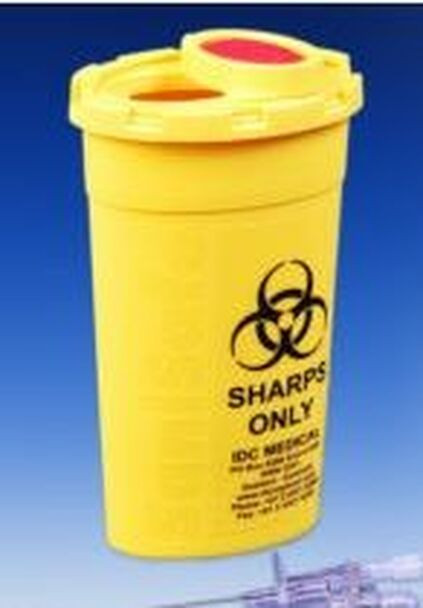SANI SAFE Sharps Container Bin 200ml Disposal Needle Syringe Hypodermic