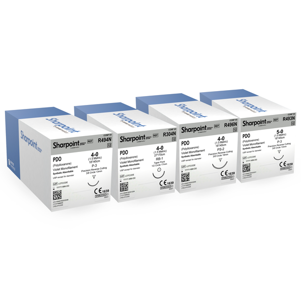 Sutures PDO Sharpoint Box of 12 - All Sizes