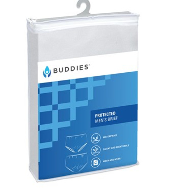 Buddies Safe N Sure High Waisted Brief Female 350ml White Each - All Sizes