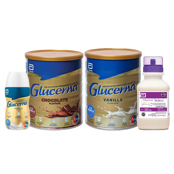 Glucerna Vanilla/ Chocolate, 220mL/ 500mL/ 850g