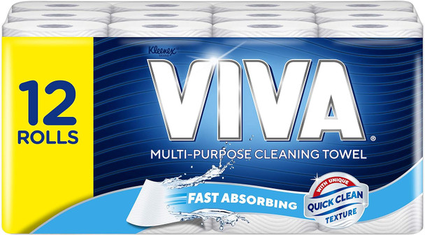 VIVA Paper Towels 12 Count (4x3 Rolls)