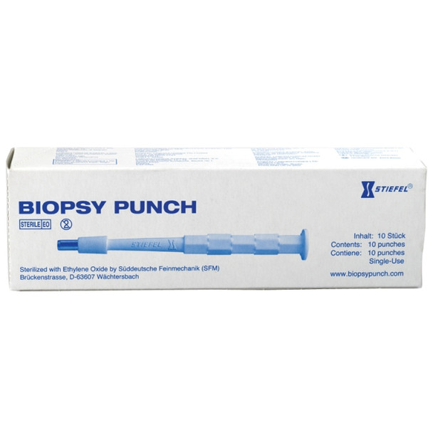 Stiefel Biopsy Punch, Single Use, Box of 10 - All Sizes
