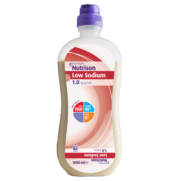 Nutricia Nutrison Low Sodium 1000mL OpTri Bottle Box of 8- All Sizes