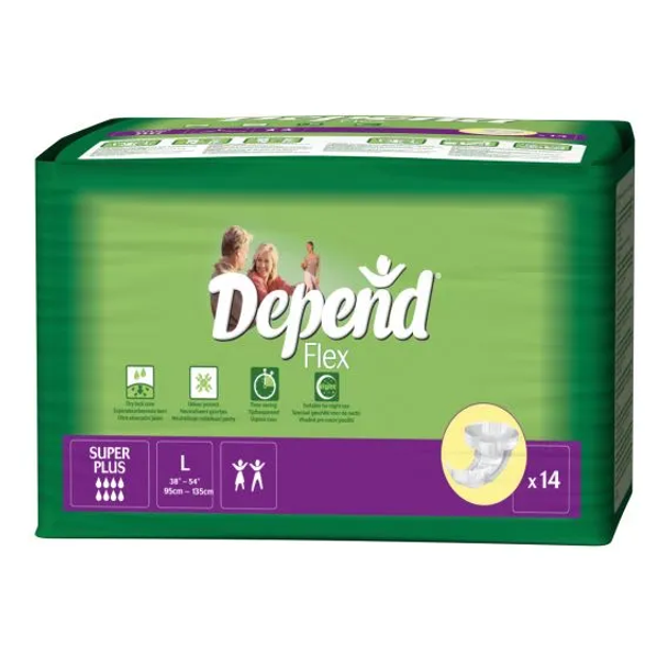 Depend Flex Super Plus Unisex - All Sizes