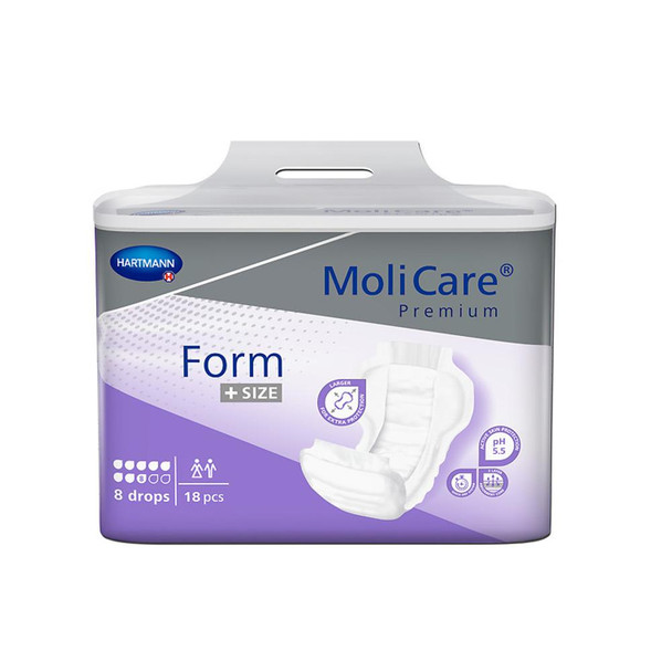 Hartmann MoliCare Premium Form +Size 8 Drops - Carton of 54