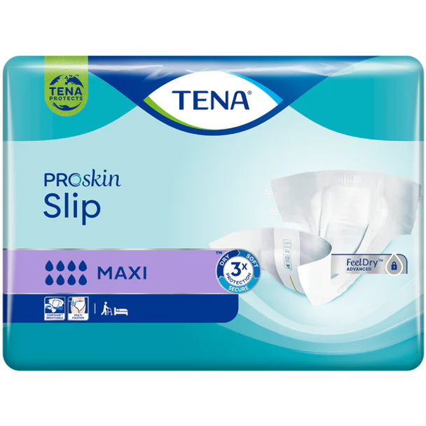 Tena Proskin Slip Maxi - Small - Medium - Large 