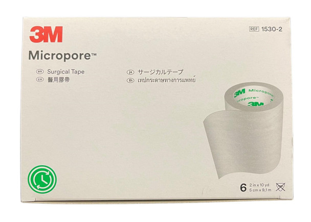 3M Micropore Surgical Tape 50mm x 9.1mtr White 1530 2