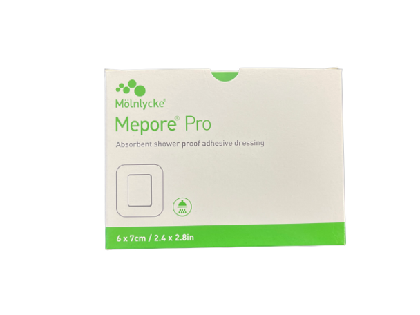 Molnlycke Mepore Pro Showerproof Dressing 6cm x 7cm 670820 Box