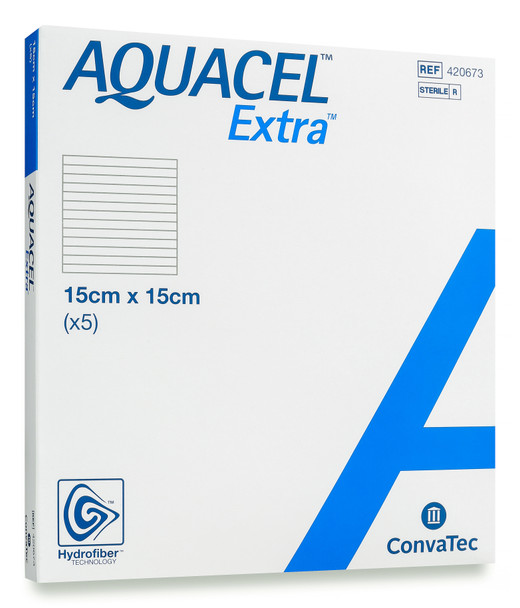 ConvaTec Aquacel Extra Dressing 15Cmx15Cm Each