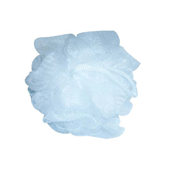 Loofah Shower Sponge Recyclable Plastic White Each