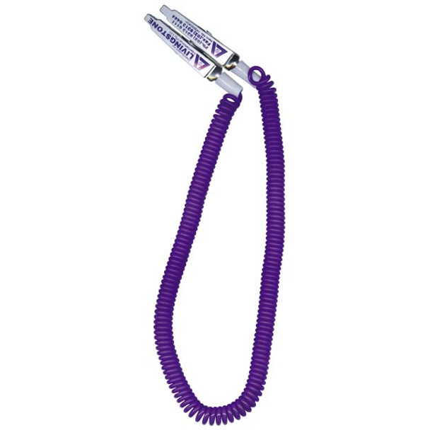 Bib Chains Telephone Cord Style Large Purple Each