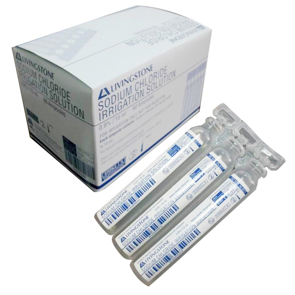 Saline 0.9 Percent Sodium Chloride Eyewash and Irrigation Sterile Solution