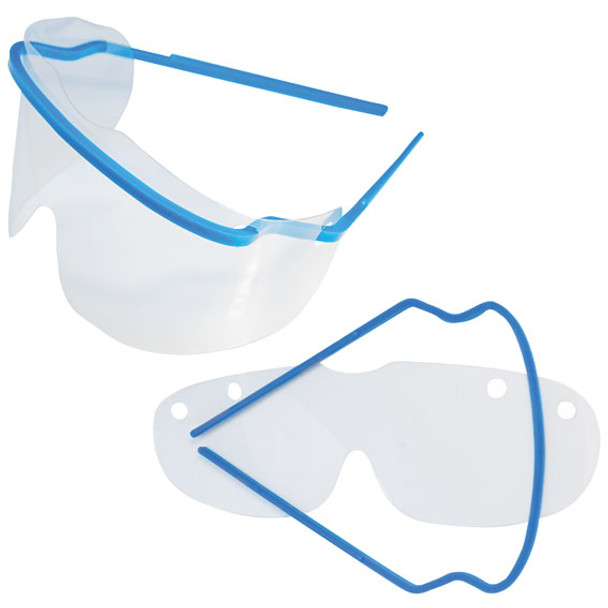 Protective Spectacles Eye Shield Transparent Disposable 50 per Box