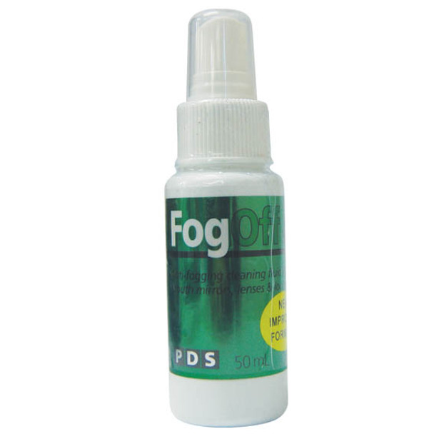 PDS Fog Off Solution Spray 50ml Bottle For Mirror Each