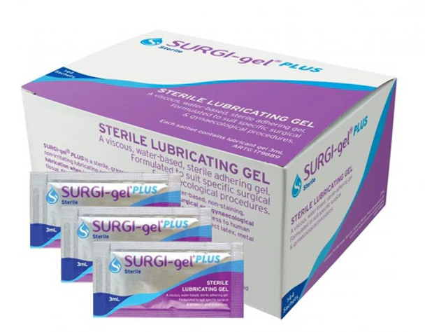 Surgi-Gel Plus Sterile Lubricant Gel Sachets 3mL, 144pcs/ pack 