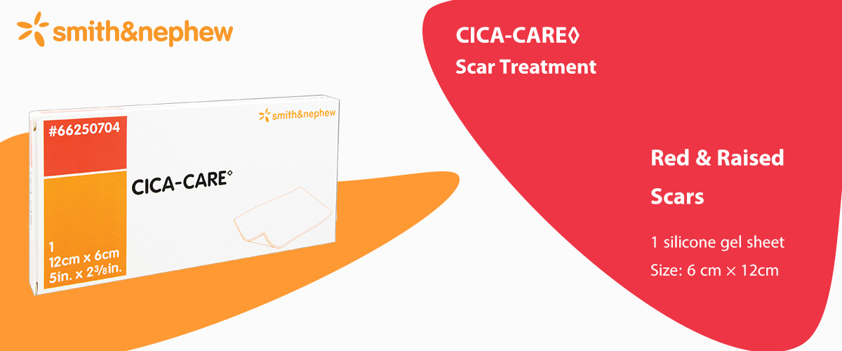 Cica-Care Self-Adhesive Silicone Gel Sheet 12 cm x 15 cm