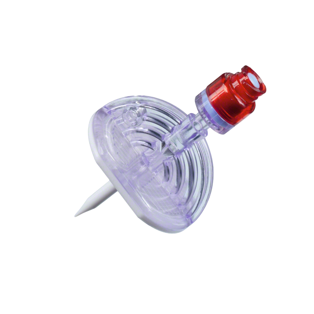 Mini-Spike Vented Dispensing Pin With Swabable Needle-Free Access Valve - All Sizes