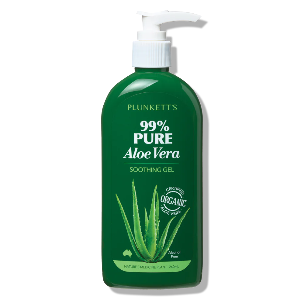 Plunketts 99% Pure Aloe Vera Soothing Gel 240Ml Pump Bottle